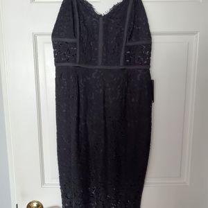 Little black lace dress